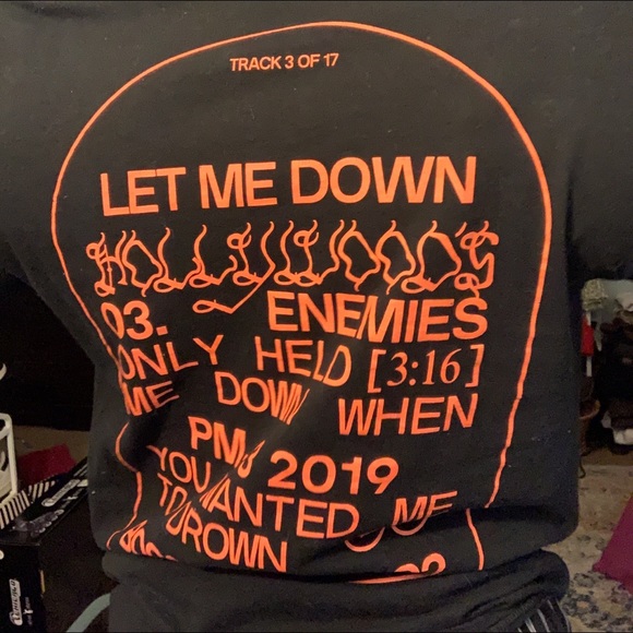 Post Malone Merch Long Sleeve - Picture 3 of 5